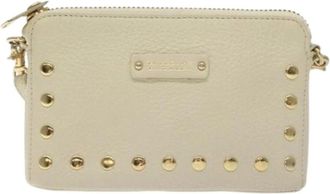 Burberry Pre-owned Cross Body Bags, female, Beige, Size: ONE SIZE Pre-owned Leather Crossbody Bag