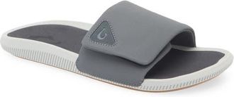 Olukai Ulele Water Resistant Slide Sandal in Rock /Rock at Nordstrom, Size 12