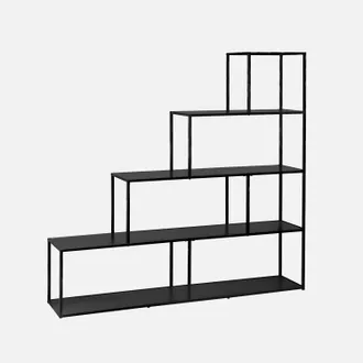 Sweeek Sweeek - Libreria Industriale A Scala In Metallo, 4 Livelli