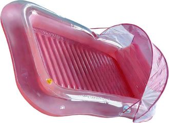 OEM C&oacute;modo Coj&iacute;n Hinchable Para Tumbona Con Funda Rosa