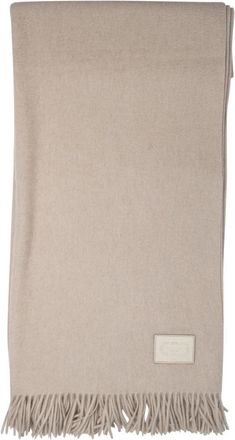Agnona Beige Wol Sjaal Elegant Veelzijdig Accessoire - Dames - Wintersjaals - Beige - ONE Size - Wol - Accessoires
