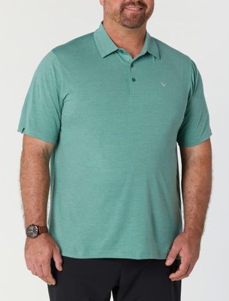 Callaway Big & Tall Heathered Jacquard Polo Shirt V2 in Galapagos Heather at Nordstrom, Size Xxx-Large