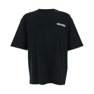 Dsquared2 Tops, Heren, Zwart, XL, Katoen, Cotton T-Shirt