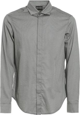 Emporio Armani Blauwe Casual Overhemden 3K1Cp 51Nxtzf 955 - Heren - Casual Overhemden - Blauw - S - Overhemden