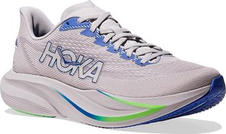 Hoka One One Mach 7 Mens Shoes Ash Grey/Cobalt Blue : 11.5 D - Medium, Textile