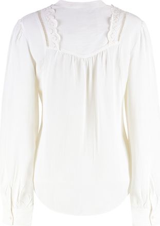 Isabel Marant Womens Blouse Filippa White Viscose Blouses Shirt