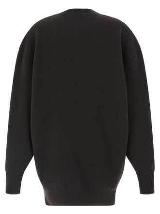Tom Ford Sculptural Double-Face Wool-Cashmere Dress - Black