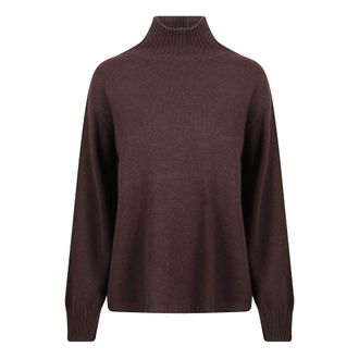 KANGRA Truien & Vesten, Dames, Bruin, S, Kasjmier, Trui met ronde hals