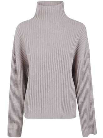 Brunello Cucinelli Sweater Turtleneck Mbm753504 C506 Hazelnut
