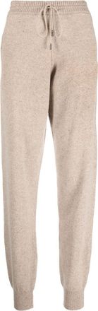 Woolrich drawstring-waist knitted trousers - women - Virgin Wool - S - Neutrals