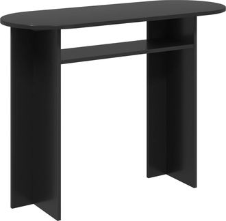 vidaXL Mesa Consola Roble Negro 100 X 39,5 X 75 Cm Vidaxl
