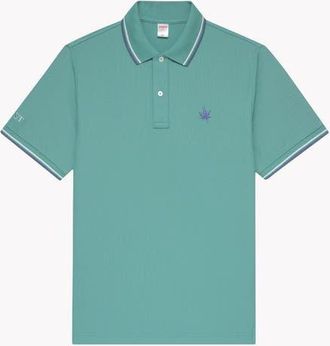 Boast 1983 Tipped Pique Polo in Seafoam White Vintage Navy at Nordstrom, Size Xx-Large