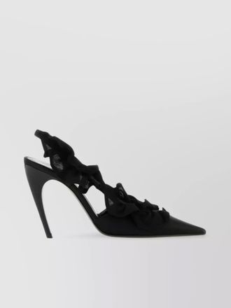 Nensi Dojaka satin slingback pumps