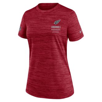 Nike Arizona Cardinals Sideline Velocity Nike Womens Dri-FIT NFL T-Shirt in Red | 03EY6ED9C-7VD