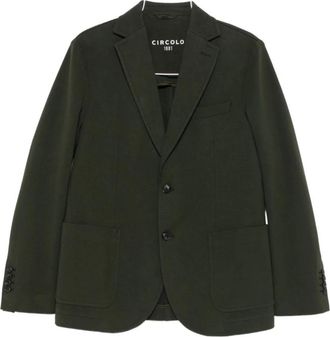 Circolo 1901 Blazers, male, Green, XL, Jacket With Application