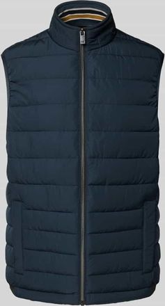 Christian Berg Steppweste mit Eingrifftaschen in Marine, Größe 3XL