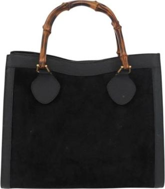 Gucci Pre-owned Vintage Handbag - Dames - Vintage Handtas - Zwart - ONE Size - Leer - Vintage