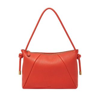 Fossil Womens Willa Shoulder Bag, Candy red