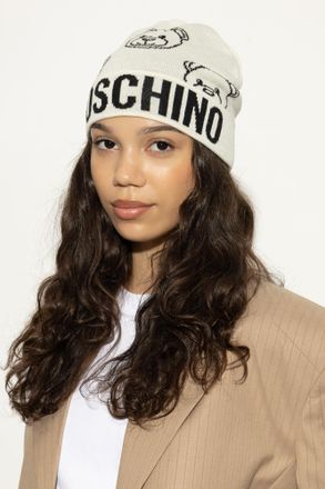 Moschino Cap With Logo, Unisex, White