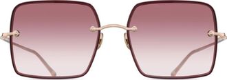 Matsuda Stijlvolle zonnebril voor mannen en vrouwen - unisex - Zonnebrillen - Geel - 55 MM - Accessoires