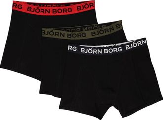 Bj&ouml;rn Borg Ondergoed, Heren, Veelkleurig, XL, Katoen, Katoenen Stretch Boxers 3-pack