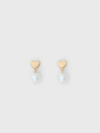 Maje Bead Earrings - Gold - Maje