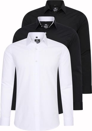 Rusty Neal Set van 3 zakelijke overhemden