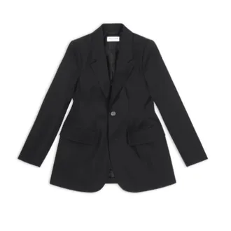 Balenciaga Blazers, female, Black, Size: XS Hourglass Jacket