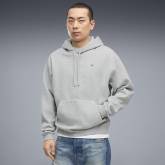Puma Felpa con cappuccio con grafica High Spirits dal taglio morbido da uomo, Accessori, Grigio, XXL