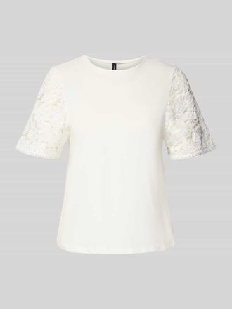 Vero Moda Regular Fit T-Shirt aus reiner Baumwolle Modell PANNA in Weiss, Gr&ouml;&szlig;e XS