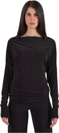 Norma Kamali Mujer, Jerseys, Negro, Talla: M