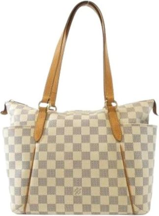 Louis Vuitton Pre-owned Tote Bag - Dames - Pre-owned - Beige - Maat: ONE Size