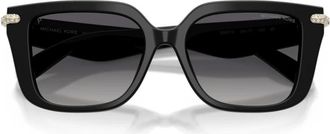 Michael Kors Santo Domingo Zonnebril - Dames - Zonnebrillen - Zwart - 54 MM - Accessoires
