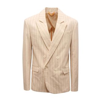 Imperial Giacca Doppiopetto Jz3Ddud - Heren - Jassen - Beige - Maat: XL Katoen