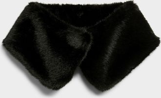 Simons Womens Faux-fur faux collar