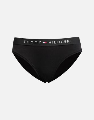 Tommy Hilfiger Womens TH Original Bikini Brief, Black - Size: 12