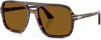 Persol Po 3328S 121533 Zonnebrillen - Heren - Zonnebrillen - Bruin - 58 MM - Accessoires