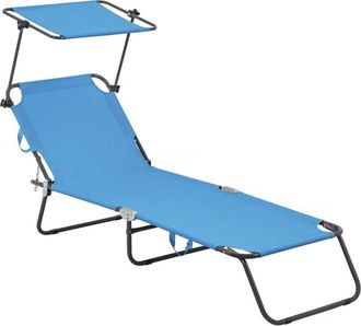 Habitat & Jardin Tumbona azul L180