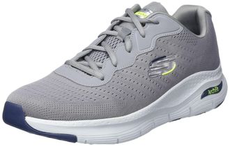 Skechers Mens 232303 ARCH FIT Sneaker, Gray, 10.5 UK