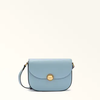 Furla Moonlight Crossbody S Carta Da Zucchero Blue Night Calf Leather Woman