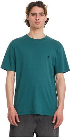 Volcom Stone Blanks Basic S/S Tee T-Shirt f&uuml;r Herren | t&uuml;rkis