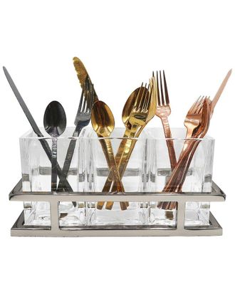 Godinger Aspen Platinum Flatware Caddy