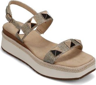 Vaneli Elby Slingback Platform Sandal in Camel at Nordstrom, Size 9.5