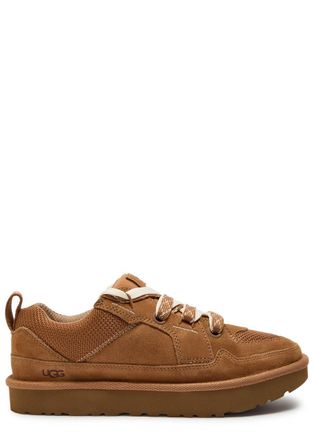UGG Ugg Lowmel Quilted Suede Sneakers - Tan - 6 (IT39/ UK6)