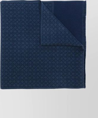 Ferragamo wool logo-print scarf