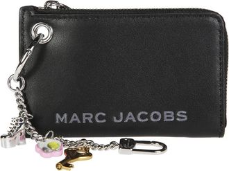 Marc Jacobs Stijlvolle Muntportemonnee Bedel - Dames - Portefeuilles - Zwart - ONE Size - Accessoires