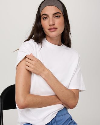 Vuori Clothing Short Sleeve Heavyweight Oversized Cotton T-Shirt | White | XS, Size Extra Small