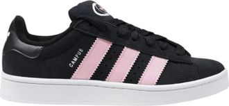 adidas Sneakers, female, Black, 7 2/3 UK, Black Leather Lace-Up Trainers