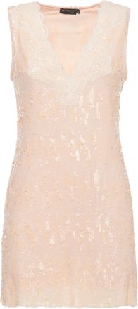 Miss Bikini V-Neck Mini Dress With All-Over Sequin Embellishments