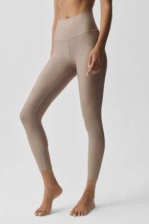 Alo | 7/8 High-Waist Airlift Legging in Gravel, Size: Medium